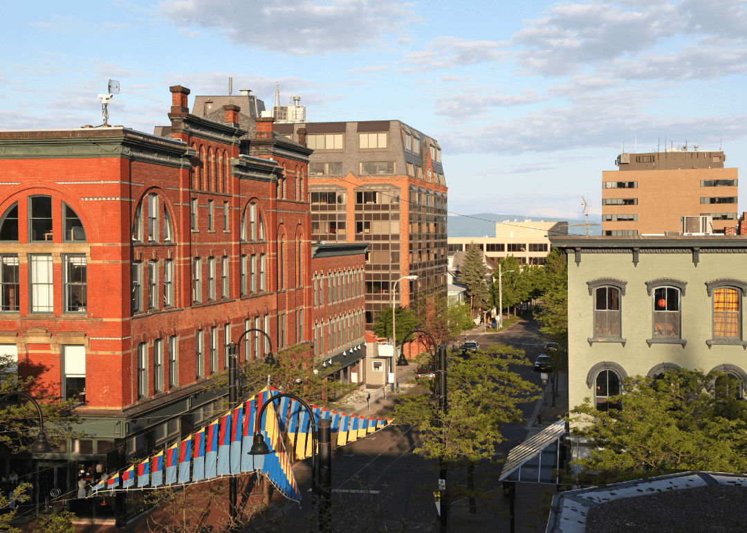 Downtown view in Vermont