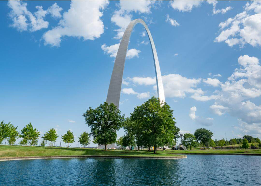 The Gateway Arch in St Louis