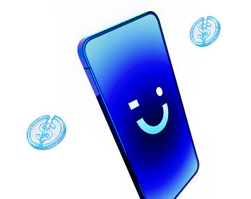 visible phone in garden with signs reading pay annually and pay monthly