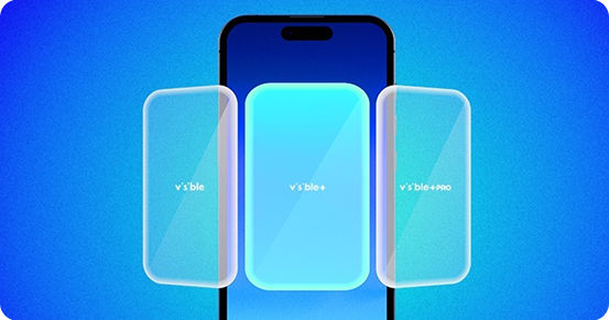 magnifying glass over a blue background