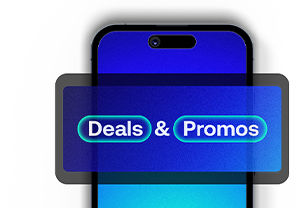 phone showing deals & promos