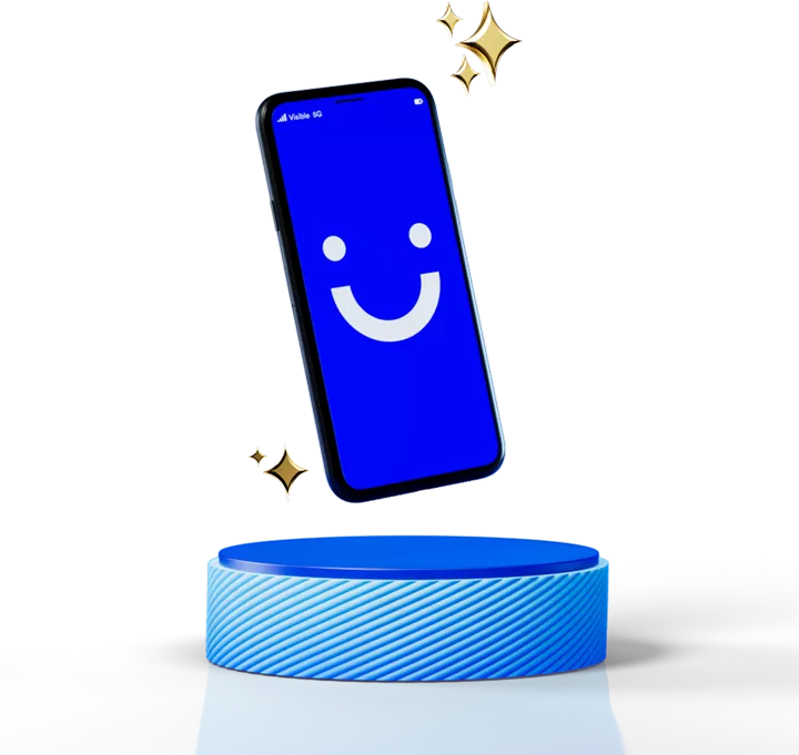 visible phone on podium with stars