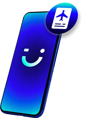 visible phone next to a packed suitcase