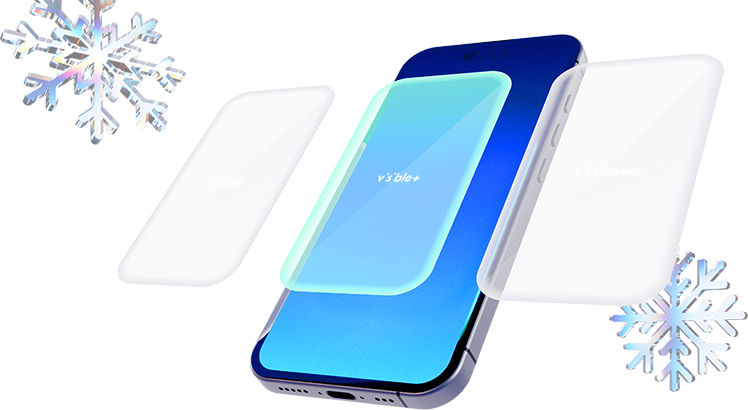 Visible phone displaying 3 plan options