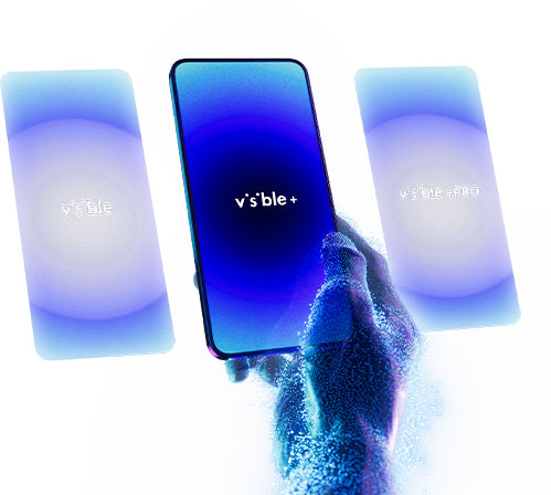 Visible phone displaying 3 plan options