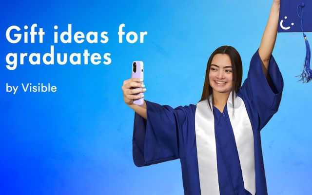 graduate taking a selfie