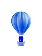 blue ballon