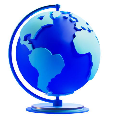 blue world globe